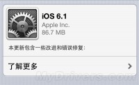 iOS 6.1ʹøܣȶʡ շųԽ